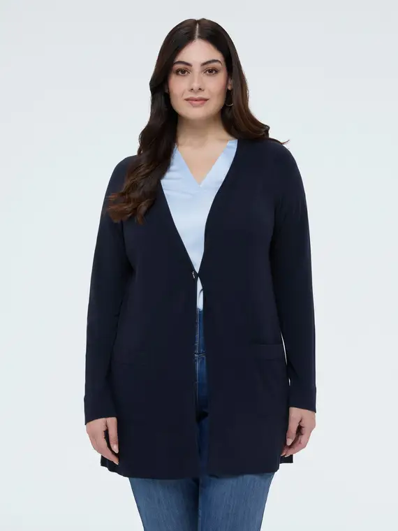 Fiorella Rubino Cardigan Donna Blu 4246396 miniatura 3