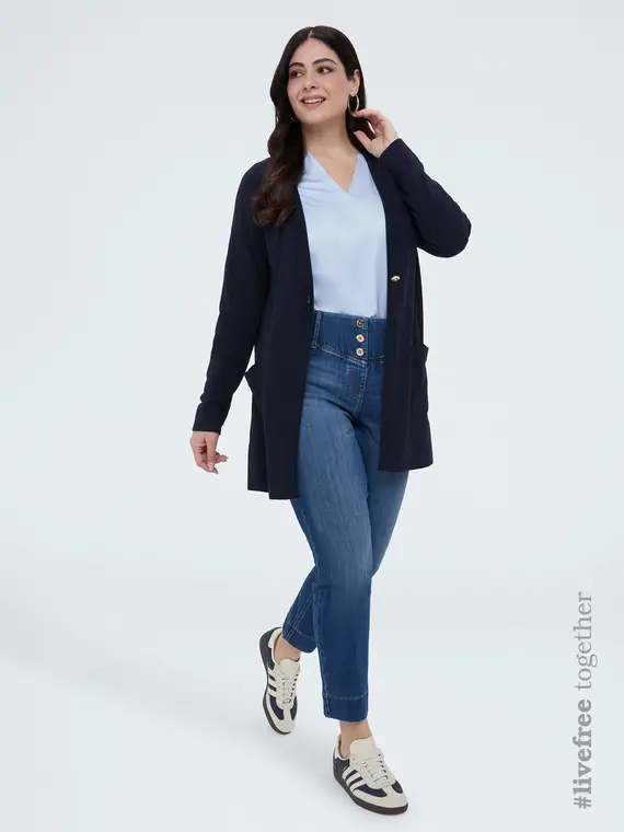Fiorella Rubino Cardigan Donna Blu 4246396