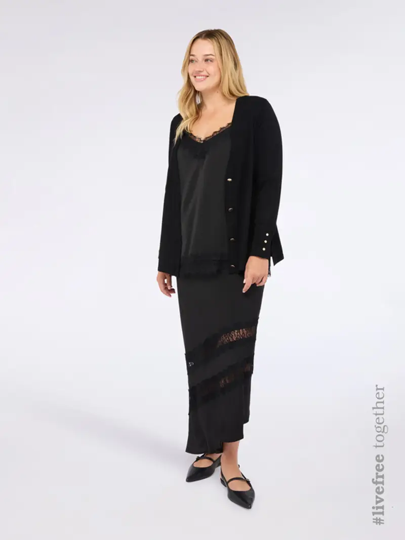 Fiorella Rubino Cardigan Donna Nero 2262592