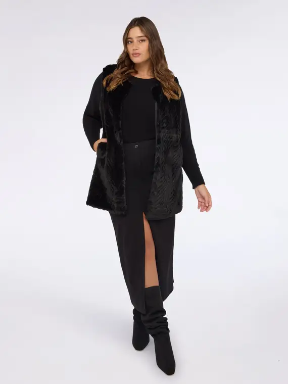 Fiorella Rubino Gilet Donna Nero 3103796