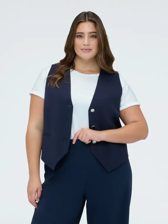 Fiorella Rubino Gilet Donna Blu 4246386