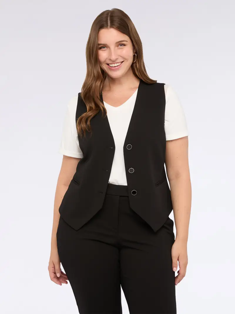 Fiorella Rubino Gilet Donna Nero 1960759