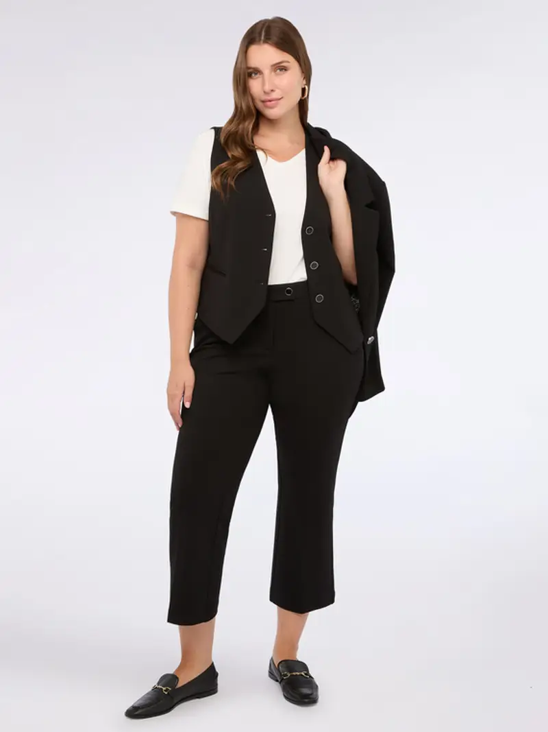 Fiorella Rubino Gilet Donna Nero 1960759 miniatura 3