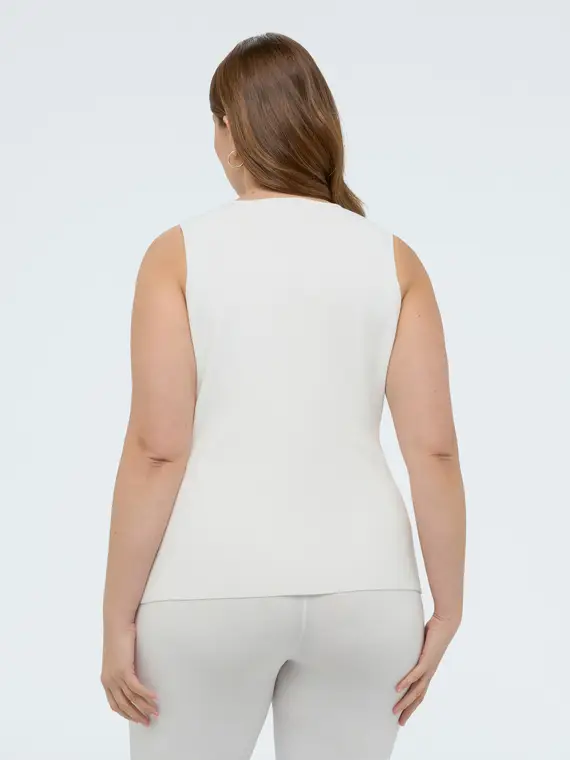 Fiorella Rubino Gilet Donna Bianco 4246402 miniatura 2