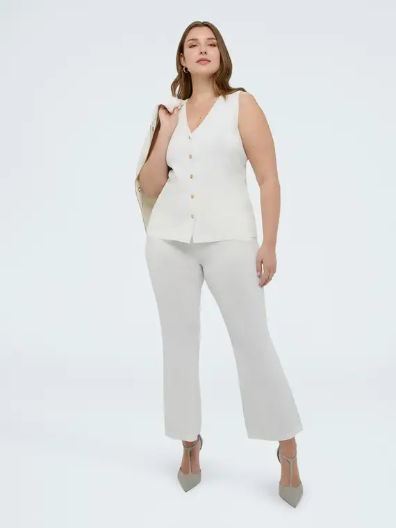 Fiorella Rubino Gilet Donna Bianco 4246402