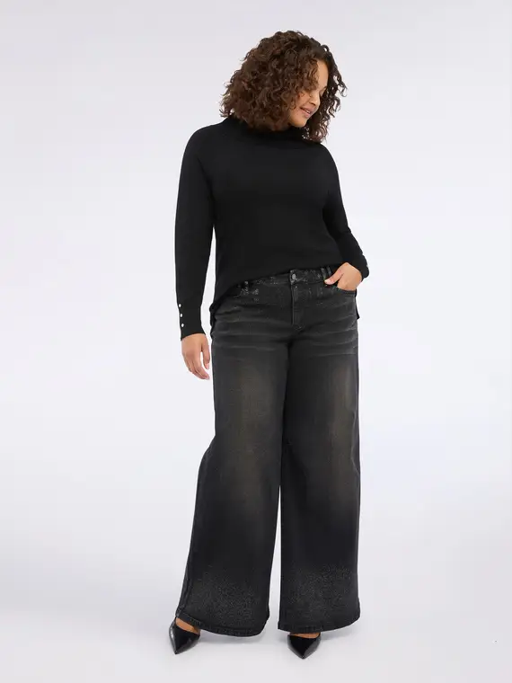 Fiorella Rubino Jeans Donna Nero 2811307 miniatura 3