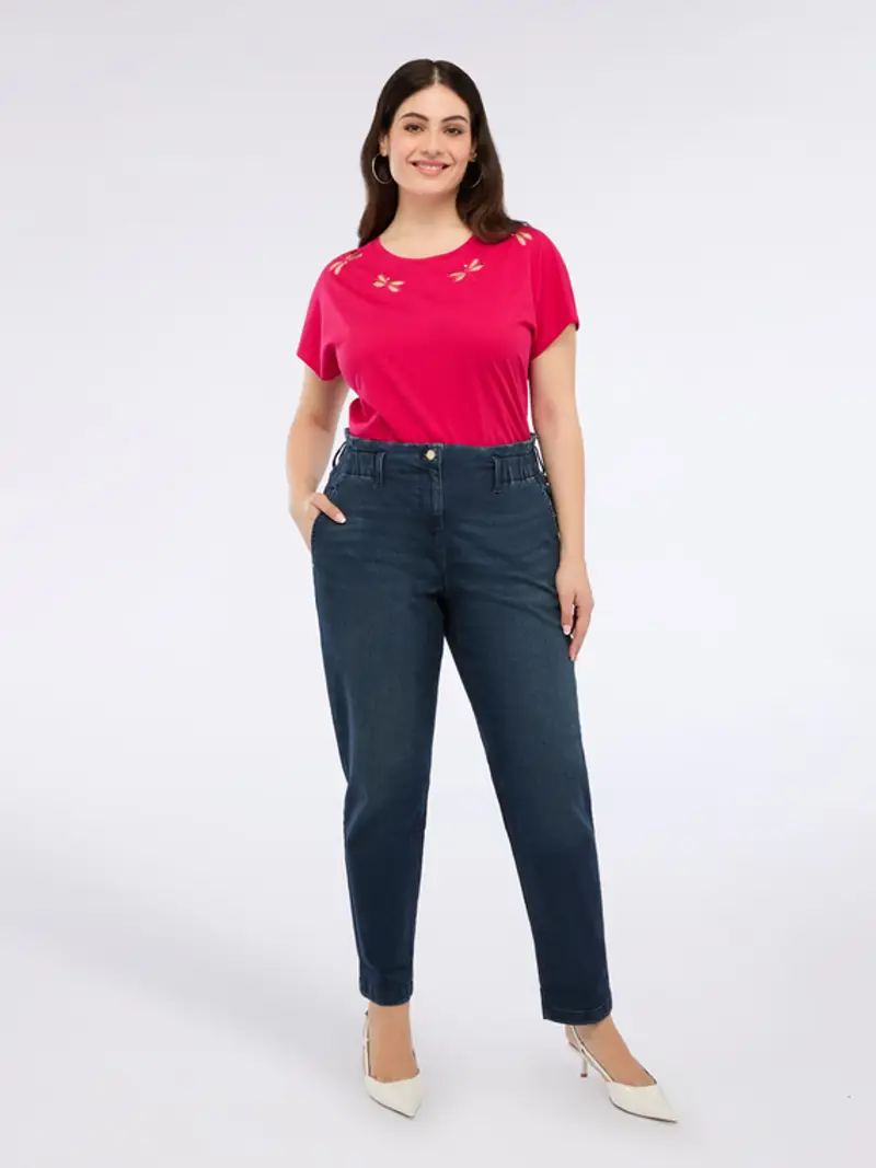 Fiorella Rubino Jeans Donna Blu 1294669 miniatura 2
