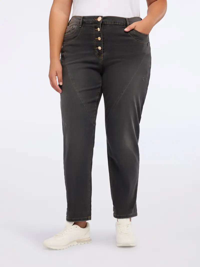 Fiorella Rubino Jeans Donna Grigio 1294676 miniatura 3