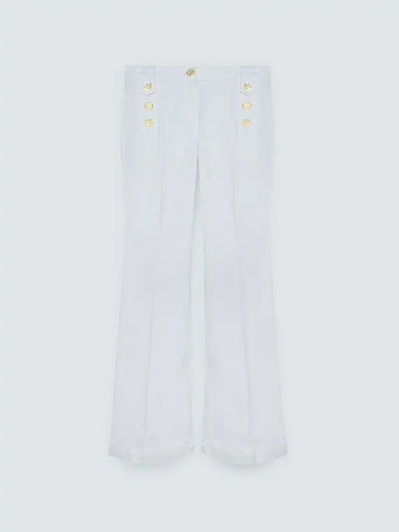 Fiorella Rubino Jeans Donna Bianco 4246447