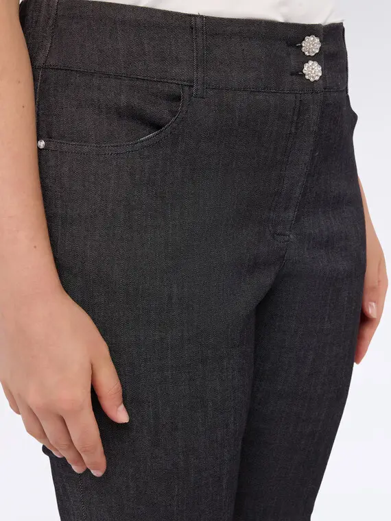 Fiorella Rubino Jeans Donna Nero 2811310 miniatura 3