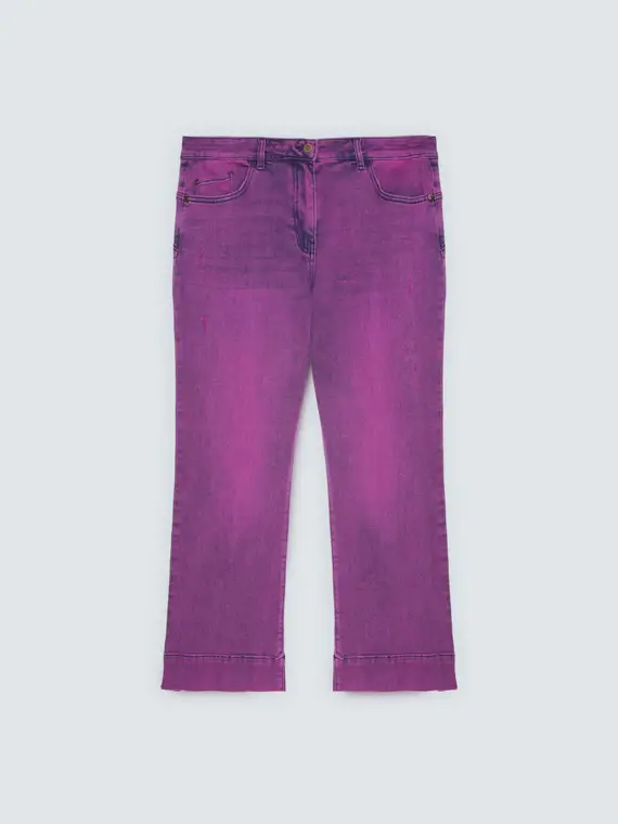 Fiorella Rubino Jeans Donna Viola 4246437 miniatura 2