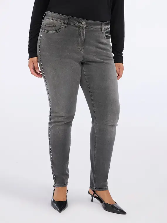Fiorella Rubino Jeans Donna Grigio 2811306 miniatura 3