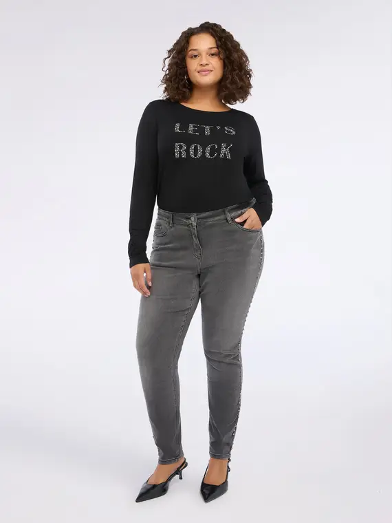 Fiorella Rubino Jeans Donna Grigio 2811306