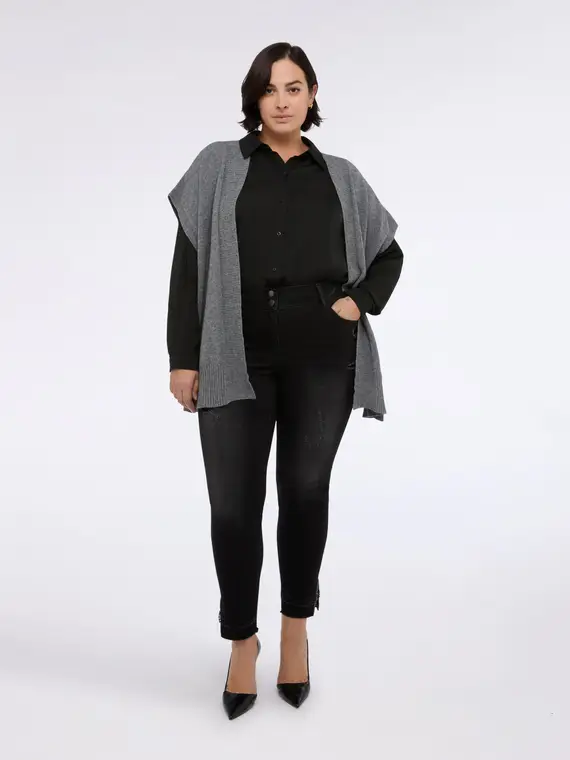 Fiorella Rubino Jeans Donna Nero 3474413 miniatura 3