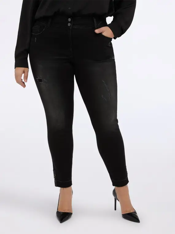 Fiorella Rubino Jeans Donna Nero 3474413