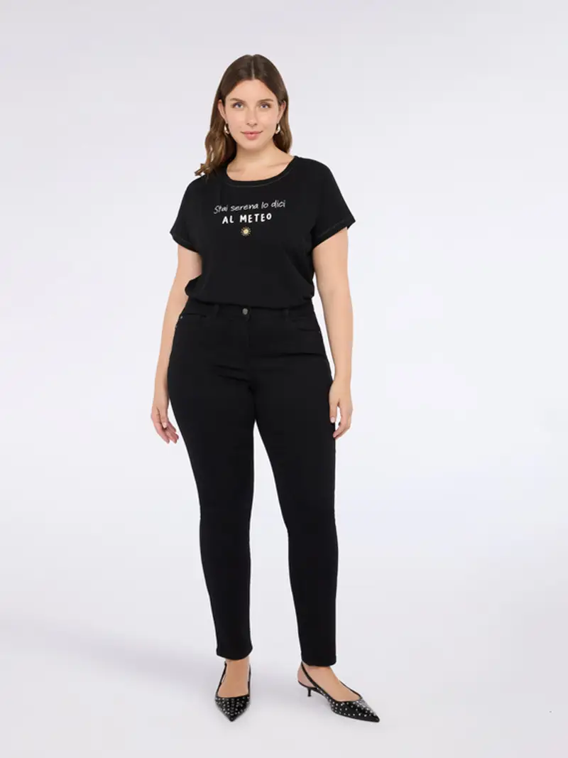 Fiorella Rubino Jeans Donna Nero 1294681