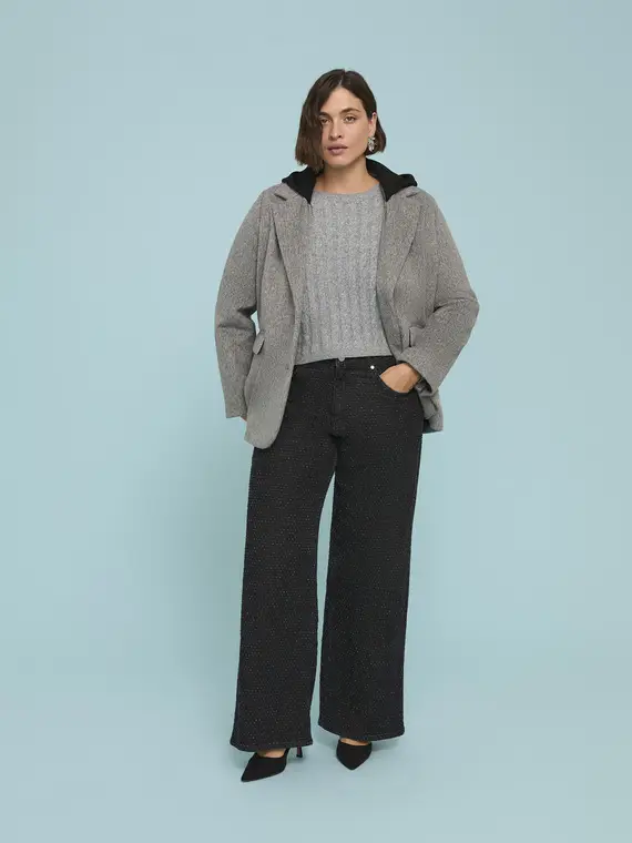 Fiorella Rubino Jeans Donna Nero 3817598 miniatura 3