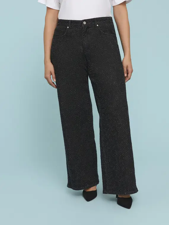 Fiorella Rubino Jeans Donna Nero 3817598