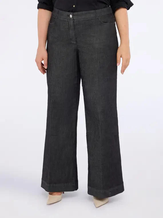 Fiorella Rubino Jeans Donna Nero 2811309 miniatura 3