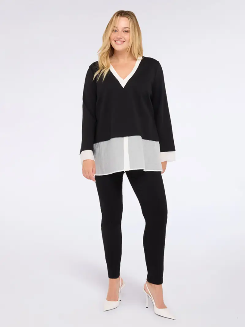 Fiorella Rubino Jeggings Donna Nero 1345492