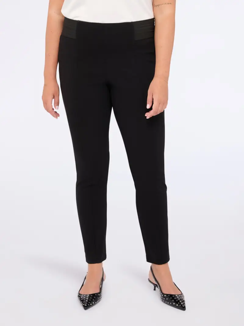 Fiorella Rubino Jeggings Donna Nero 1345492 miniatura 2