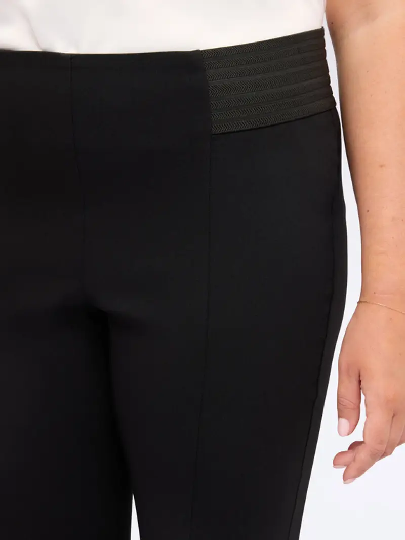 Fiorella Rubino Jeggings Donna Nero 1345492 miniatura 3