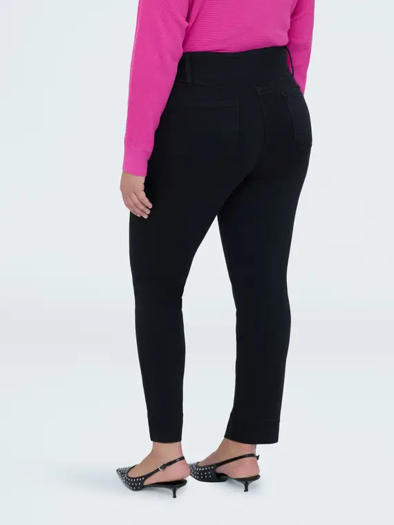 Fiorella Rubino Jeggings Donna Nero 4246430 miniatura 2