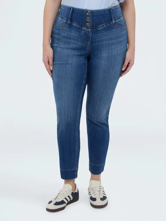 Fiorella Rubino Jeggings Donna Blu 4246429 miniatura 3