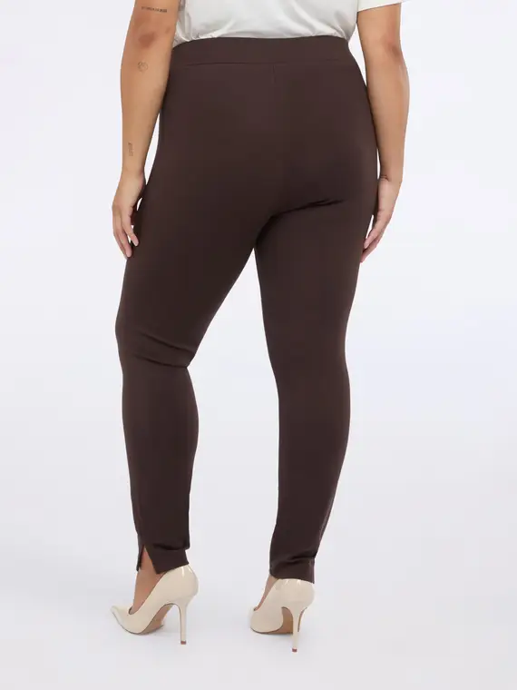 Fiorella Rubino Leggings Donna Marrone 2811323 miniatura 2