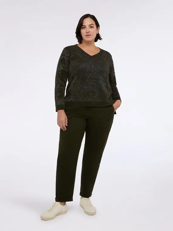 Maglia camouflage effetto laminato Donna, (48-50 IT) miniatura 3