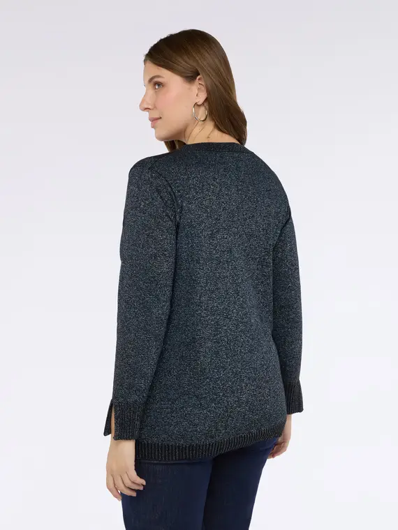 Maglia laminata con inserto Donna, (60-62 IT) miniatura 2