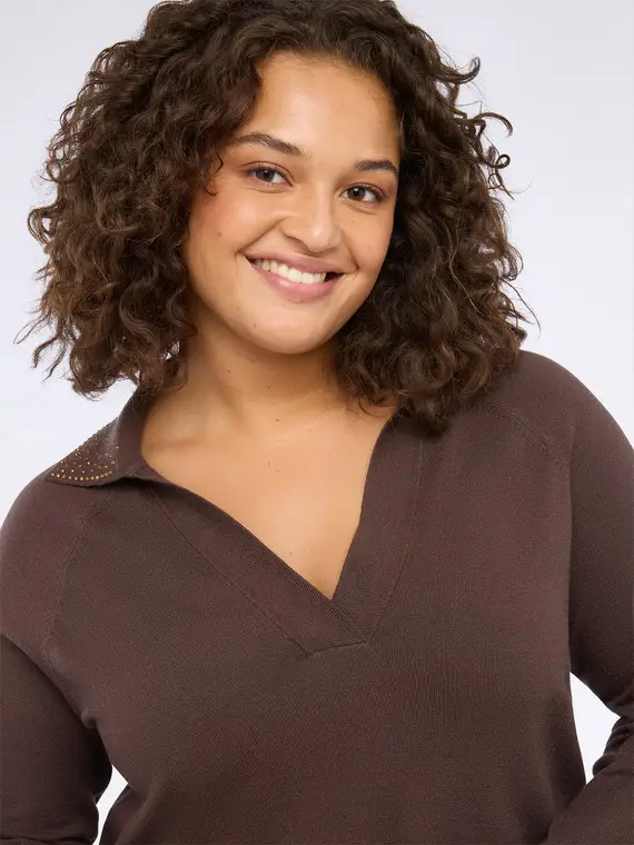 Fiorella Rubino Polo Donna Marrone 2811276