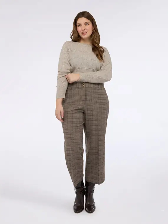 Maglia traforata con applicazioni luminose Donna, (48-50 IT) miniatura 3