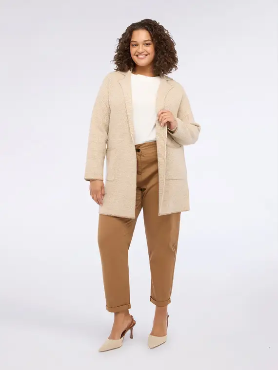 Fiorella Rubino Cardigan Donna Beige 2811292