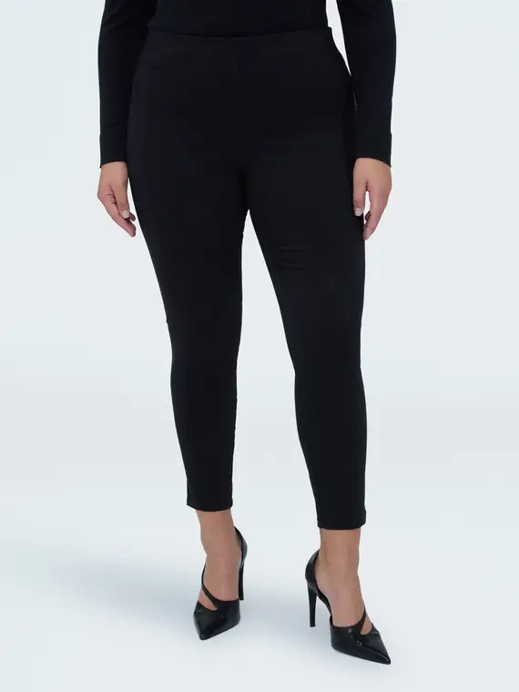 Fiorella Rubino Jeggings Donna Nero 4094856 miniatura 3