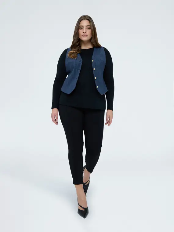 Fiorella Rubino Jeggings Donna Nero 4094856