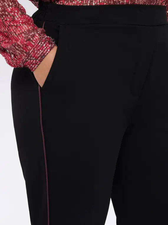 Pantaloni Joggers con piping laterale Donna, (52-54 IT) miniatura 3