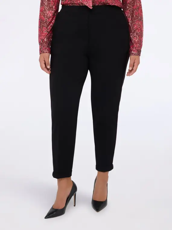 Pantaloni Joggers con piping laterale Donna, (52-54 IT)