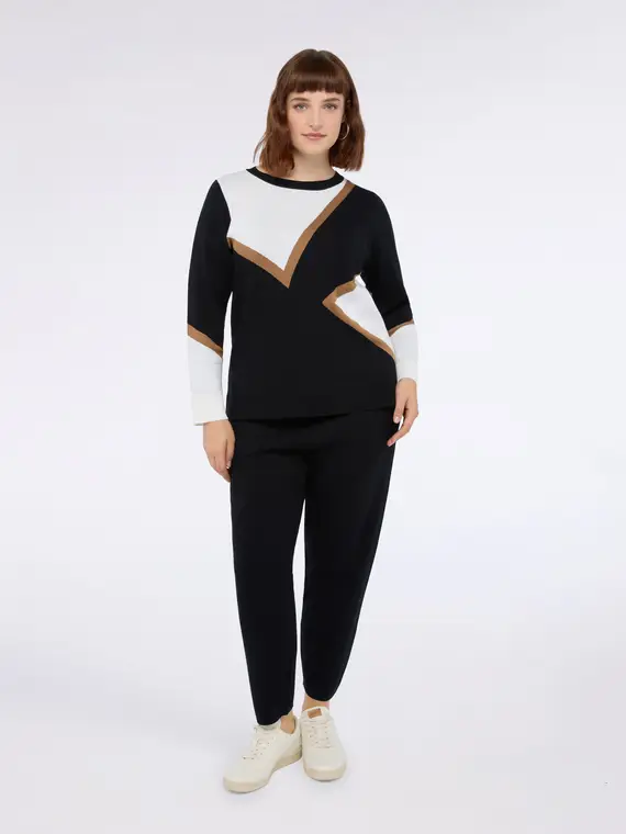 Pantaloni joggers in maglia Donna, (44-46 IT)