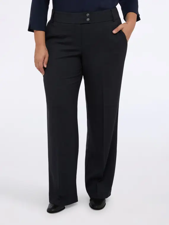 Pantaloni new regular con piega stirata Donna, (44 IT)