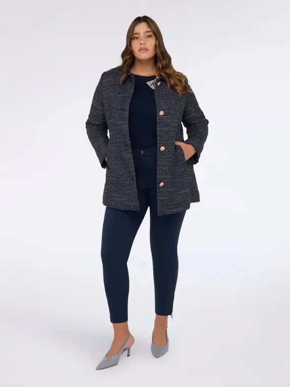 Pantaloni skinny con zip decorative Donna, (58 IT) miniatura 3