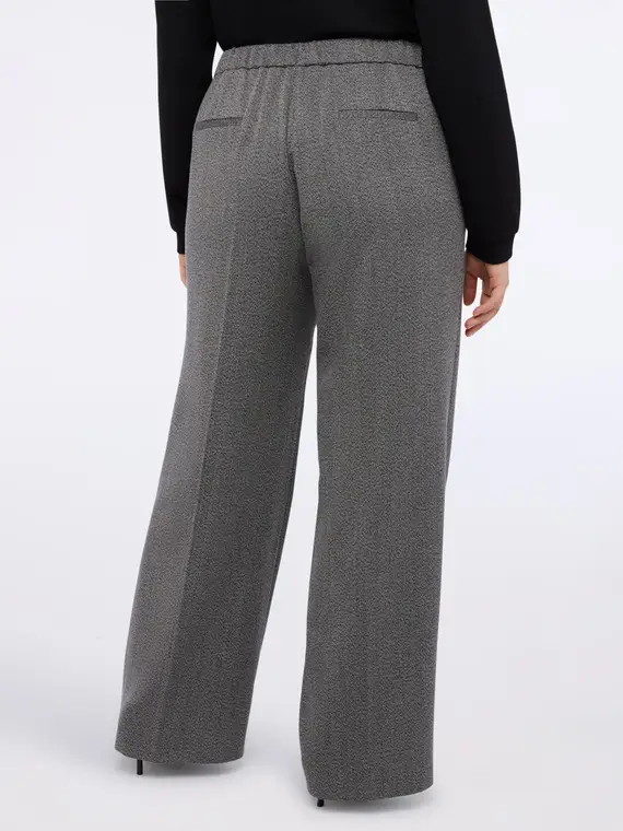 Pantaloni Wide Leg Donna, Grigio (50 IT) miniatura 2