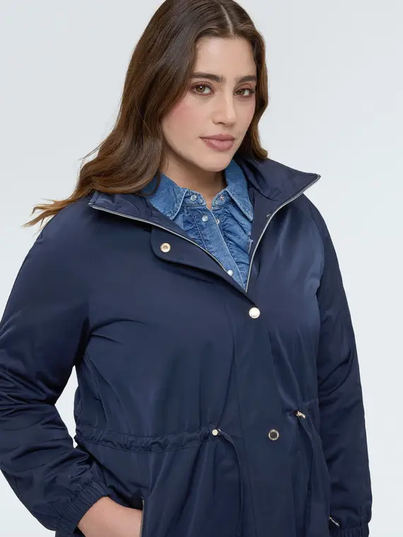 Fiorella Rubino Parka Donna Blu 4246334 miniatura 3