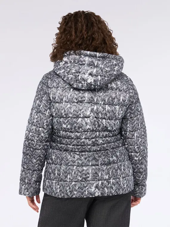 Piumino reversibile con cappuccio removibile Donna, Grigio (46 IT) miniatura 2