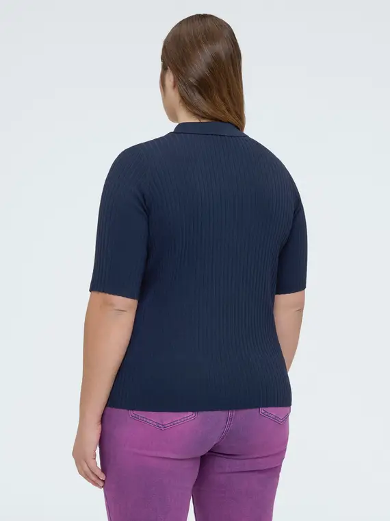 Fiorella Rubino Polo Donna Blu 4246415 miniatura 3