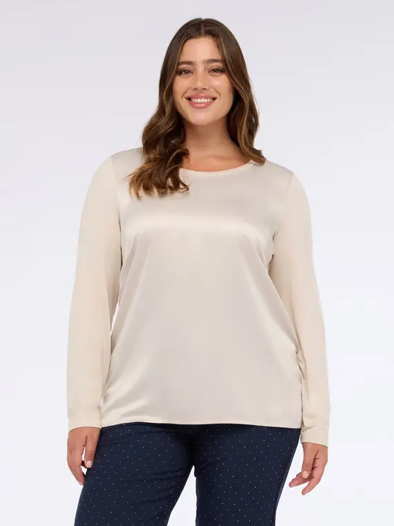 Fiorella Rubino T-shirt Donna Beige 2811230