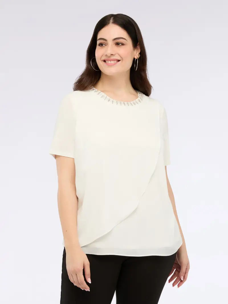 Fiorella Rubino T-shirt Donna Bianco 1294578 miniatura 3