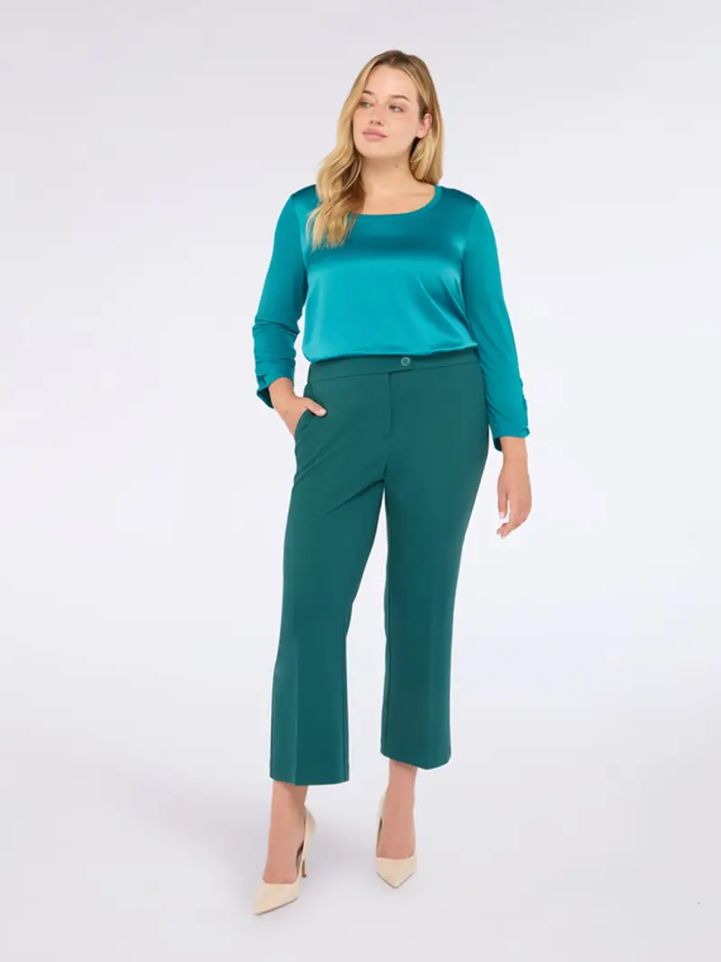 Fiorella Rubino T-shirt Donna Ottanio 1883700 miniatura 2