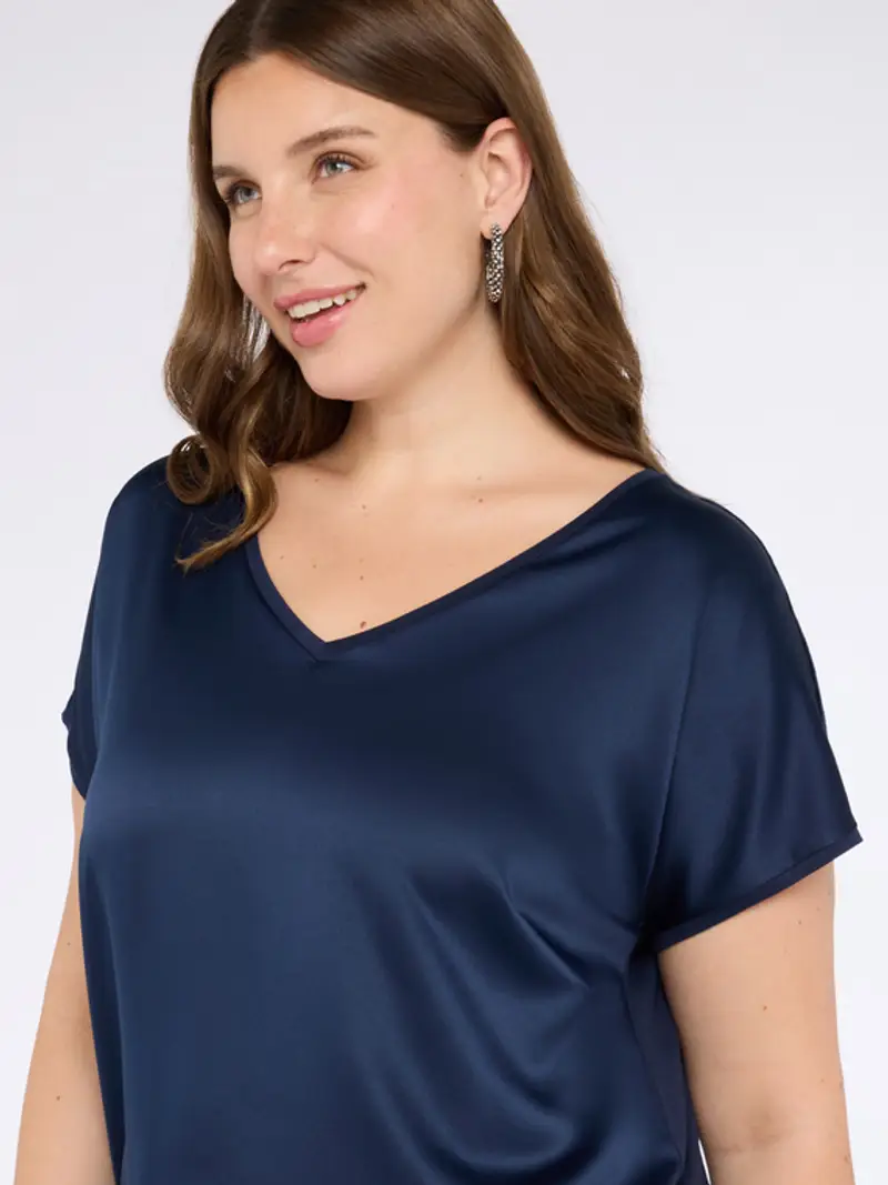 Fiorella Rubino T-shirt Donna Blu 1294563 miniatura 3