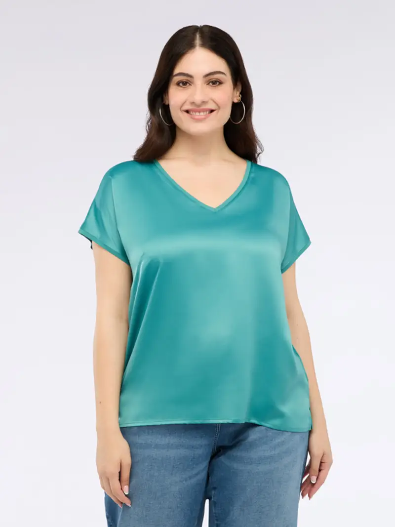 Fiorella Rubino T-shirt Donna Ottanio 1294566 miniatura 2